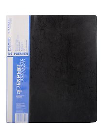 Папка -скоросшиватель А4, черная, до 180 листов, с пружинным механизмом, Expert Complete