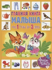 Главная книга малыша от 1 года до 3 лет. Фотокнига