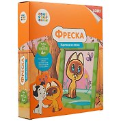 Набор для творчества LORI Фреска. Картина из песка. Союзмультфильм Котенок Гав