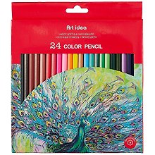 Карандаши цветные, Art idea, 24 цвета