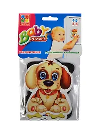 Мягкий пазл «Домашние любимцы» беби пазлы, Vladi Toys