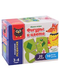 Настольная игра «Фигуры и цвета», Vladi Toys