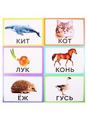 Логопедические карточки. Запускаем речь. Слова из 1 слога. 34 карточки - 1