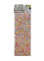 Набор д/творчества Стразы-кристаллы большая упаковка (1461-6C/1) (ассорти)