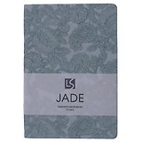 Ежедневник недат. А5 152л "JADE" голубой, 7Б, иск.кожа с текстурой, тв.переплет, тонир.блок, скругл.углы, 2 ляссе, инд.уп