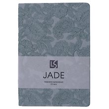 Ежедневник недат. А5 152л "JADE" голубой, 7Б, иск.кожа с текстурой, тв.переплет, тонир.блок, скругл.углы, 2 ляссе, инд.уп