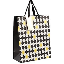 Подарочный пакет «Black & gold», А4
