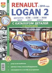 Renault Logan II c 2014 г. с каталогом ч/б фото Серия Я Ремонтирую Сам