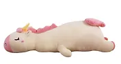 Мягкая игрушка Единорог спящий на животе (65х25)