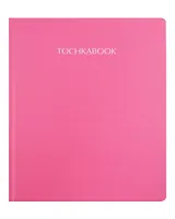 Книга для записей А4 72л тчк. "Розовый" 7БЦ, софт.тач