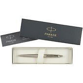 Ручка подарочная шариковая синяя, Jotter Stainless Steel CT, Parker - 1