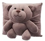 Игрушка-подушка Мишка (серый) (40x15x40)