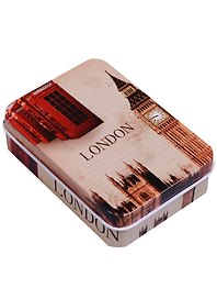 Шкатулка Биг Бен и телефонная будка (9х7х3) (металл) (12-21695-Bigben)