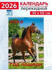 Календарь 2026г 350*500 «Год лошади» настенный, на спирали