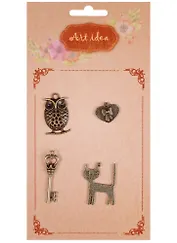 Набор шармов Ночная прогулка (4шт)