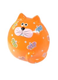 Копилка Кот оранжевый (156-120) (10,5х11см)
