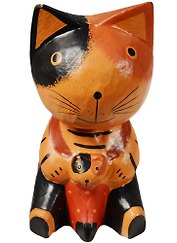 Сувенир дерево Кот с малышом (16 см) (847350)