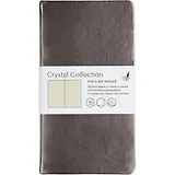 Записная книжка, Эксмо Listoff А6 (100*181) 96л Crystal Collection.Винтажное серебро обложка металлизиров.иск