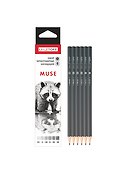 Карандаши чернографитные «Muse», Listoff, 6 штук - 2