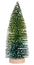 Елочка настольная (зеленый градиент) (ПВХ) (20 см)