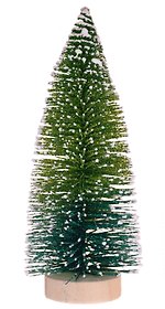 Елочка настольная (зеленый градиент) (ПВХ) (20 см)