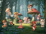 Коллекционная фигурка Мир - лживая сказка, серии Анму TNT Space, высота 8.3-11.9см, Blind Box, 12-T3012-17