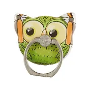 Держатель-кольцо для телефона Сова (металл) (коробка)