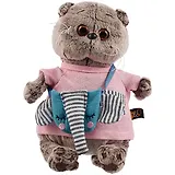 Мягкая игрушка Басик в футболке и с сумочкой - слоник (19 см) (Ks19-172)