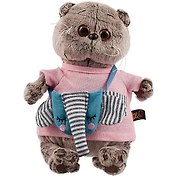 Мягкая игрушка Басик в футболке и с сумочкой - слоник (19 см) (Ks19-172)