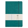 Книга для записей А4- 96л кл. "Joy Book. Таинственный океан" иск.кожа, тонир.блок, скругл.углы, ляссе, резинка