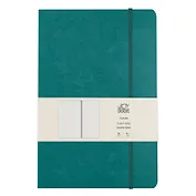 Книга для записей А4- 96л кл. "Joy Book. Таинственный океан" иск.кожа, тонир.блок, скругл.углы, ляссе, резинка