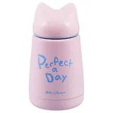 Термос Котик с ушками и надписью (металл) (300 мл) (12-7306-H-6028)