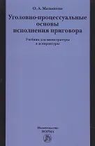 Уголовно-процессуальные основы исполнения приговора
