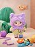 Мягкая игрушка WAKUKU, Девочка в шапке 15см, 12-LetV-16, Blind Box - 1
