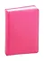 Ежедневник недат. А6 136л Base ярко-розовый, кожзам, тв.переплет, тонир.блок - 0