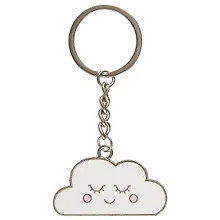 Брелок My lucky charm Облачко с закрытыми глазками (металл) (12-07150-8723489)