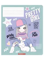 Тетрадь в клетку Academy Style, "Крутые девчонки", 24 листа