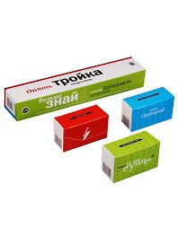 Комплект карточек.Опять тройка по русскому.(.Ерундопель.Орфограф.Ударник лите)