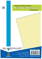 Сменный блок для тетрадей 50л кл. желтый, Silwerhof