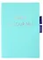 Ежедневник недат. А5 136л "Colour. No 1" мятный, интегр.переплет, иск.кожа, тисн.фольгой, серебро, офсет, ляссе - 0