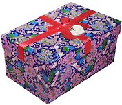 Коробка подарочная "Синие огурцы", 22*15*11,5см