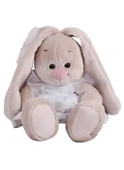 Мягкая игрушка Зайка Ми в белом платье с голубем (15 см) (SidX-206)