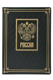 Папка адресная А4, кожзам, сариф зеленый, Escalada