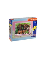 Пазл Castorland MIDI Щенки таксы 120эл. В-13142