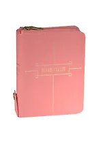 Библия (1123) 047ZTIFIB.(роз.) мал.кож.на молн.+кнопзол.обр