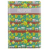 Обложка для паспорта Совы на ветках (ПВХ бокс)