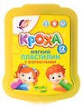 Пластилин 12цв 180гр "Кроха" формочки, стек, в контейнере, Луч