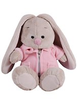Мягкая игрушка Зайка Ми в розовой меховой курточке (18 см) (SidS-209)