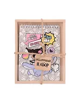 Блокнот А5 60 листов "Куроми" + ручка гелевая синяя пиши-стирай