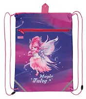 Мешок для сменной обуви "ФЕЯ" 36*48см, полиэстер, сублимац.печать, карман, светоотраж.элементы, инд.уп.